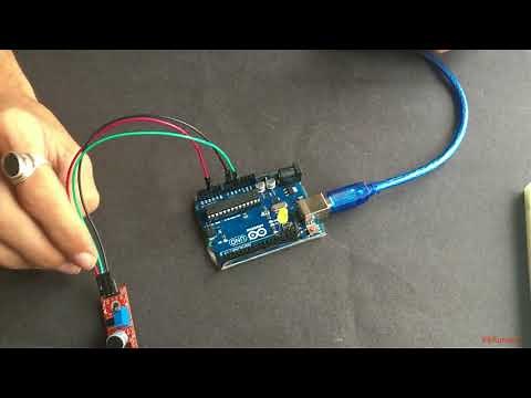 Arduino with Sound Sensor and LED (Tutorial)
