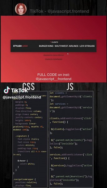 navigator bar css javascript #html #css3 #cssbar #cssnavigator #frontend #javascript