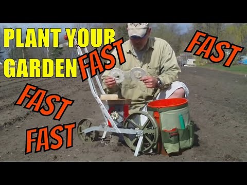 How to plant your vegetable seeds fast with an EarthWay Precision Garden Seeder