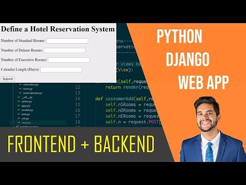 My First Web Application (Python, Django, HTML) - with Backend - Easy