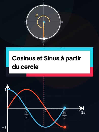 Trigonométrie - Tu n'as jamais vraiment vu Sinus et Cosinus comme ça #math #trigo #terminale #python #stem