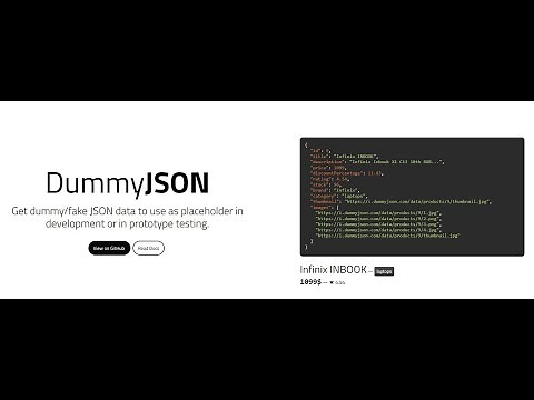 Fetching Products from data API #api #webdevelopment #javascript #dummy #json