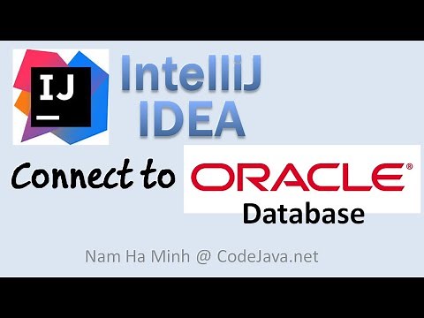 How to Connect to Oracle Database in IntelliJ IDEA