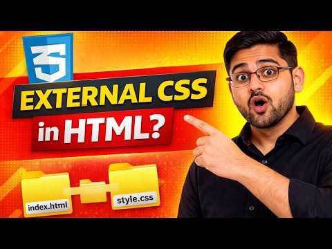 What is External CSS in HTML? | Full Beginner Guide | Chapter 12