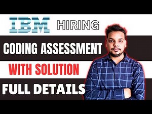 IBM Coding Assessment | IBM Coding Questions With Solution | IBM Previous Coding | IBM Hiring 2026