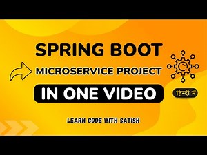 Spring Boot Microservice Project In One Video || Spring Boot Microservice full course