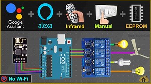 Arduino IoT Project with Google Assistant & Alexa - 2026