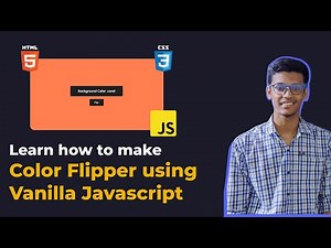 How to make Color Flipper in javascript | #2 of 15 projects using Vanilla JavaScript | DoCoNation
