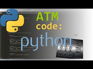 ATM code in Python
