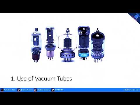 What are the characteristics of First Generation Computers