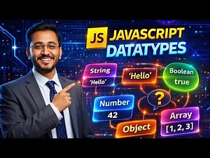JavaScript Data Types Explained JavaScript Tutorial Hindi