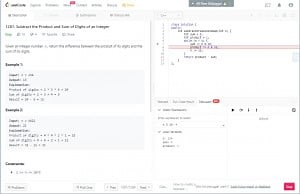 Leetcode’s Online Code Debugger and Intelligent Code Completion