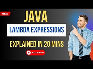Java Lambda Expressions Explained | Functional Programming in Java | Complete Tutorial for Beginners
