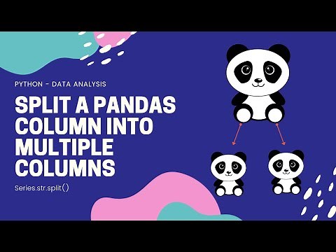 SPLIT PANDAS COLUMN | How to split items into multiple columns in a dataframe (Python)