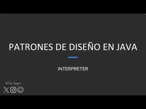 Patrón de Diseño Interpreter en Java en 6 minutos