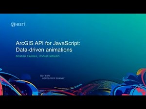 ArcGIS API for JavaScript: Data-Driven Animations