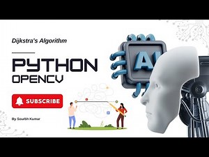 Shortest Pathfinding Simulation for Robotics | Dijkstra Algorithm in Python (OpenCV)