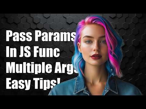 how can I pass multiple parameters in javascript function