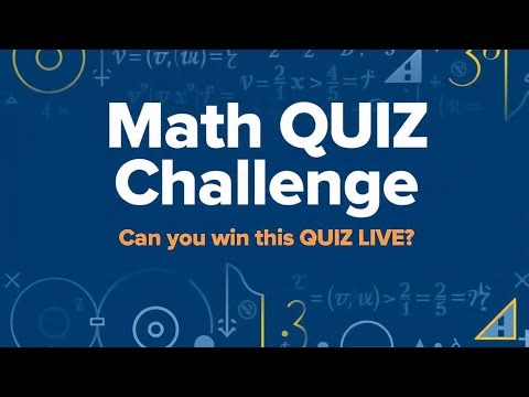 Live Quiz Begins | Math Quiz | Puzzles | Think Fast or Lose 😬 | LIVE Math Quiz Game