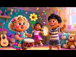 Boom Boom Babby Dance | Fun Music Rhyme for Kids | Nursery Rhymes & Songs for Children