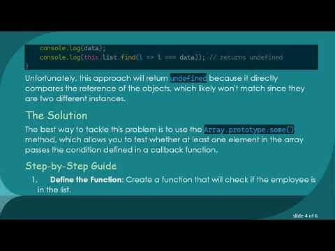 How to Efficiently Find an Object in a JavaScript Array