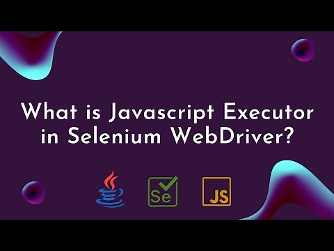 What is JavascriptExecutor in Selenium WebDriver?