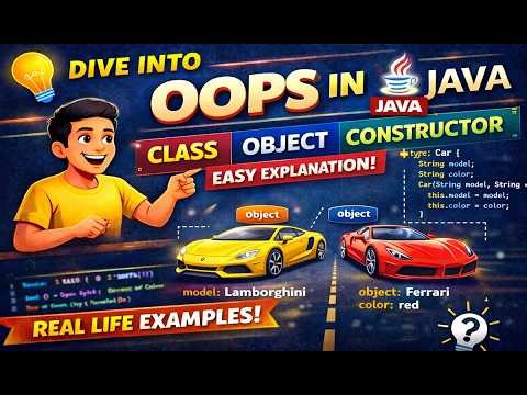Java OOPS Made EASY | Class, Object & Constructor Explained with Real Life Examples | Spentarn