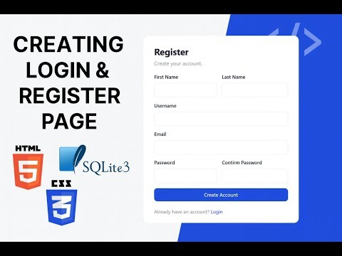 Full Login & Registration App in Python (Flask + SQLite)