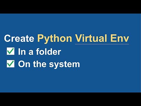 Try this way to create Python Virtual Environment in folder and on system | Step by Step DEMO