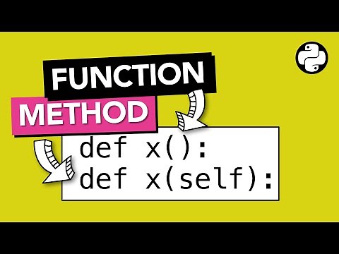 Difference between function and method in Python. Is it just self?