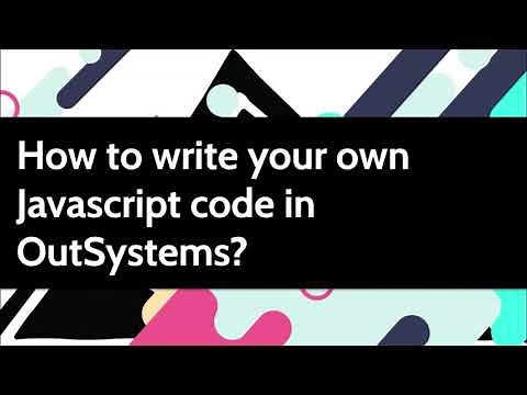 How to write your own Javascript code in OutSystems?