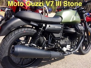 Moto Guzzi V7 III Stone Demo Ride and Review