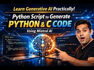 Learn Generative AI Practically | Python Script to Generate Python & C Code Using Mistral AI