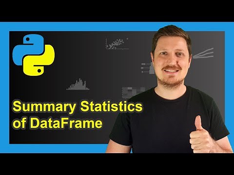 Summary Statistics of pandas DataFrame in Python (4 Examples) | Calculate Descriptive Stats by Group