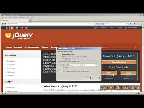 Downloading jQuery UI to use a local copy