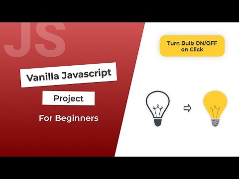 Turn Bulb On and Off Using JavaScript | Beginner JS Project