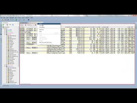 Real Time SQL Monitoring Demo in Oracle SQL Developer