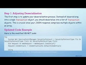 Parsing JSON Arrays in VB.NET: A Complete Guide to Accessing Object Properties