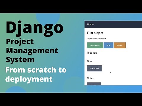 Django Project Management System | Django project with source code