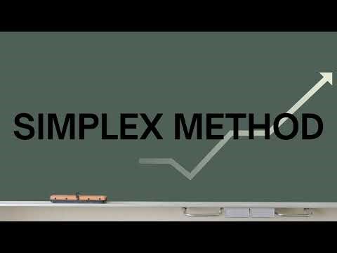 Simplex Method - Linear Programming