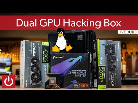 Watch Us Build A Linux-Based Dual GPU PC - LIVE