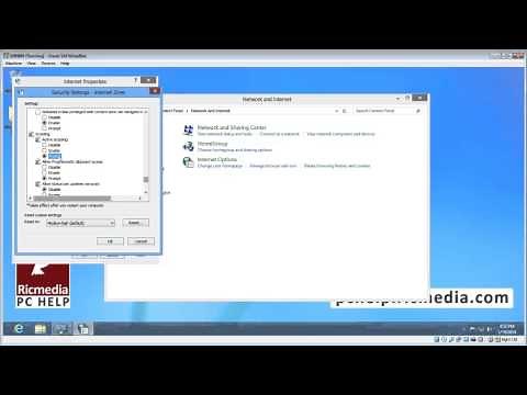 Enable/Disable JavaScript in Internet Explorer Windows 8