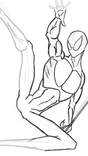 Spidy drawing. Should I add a background?