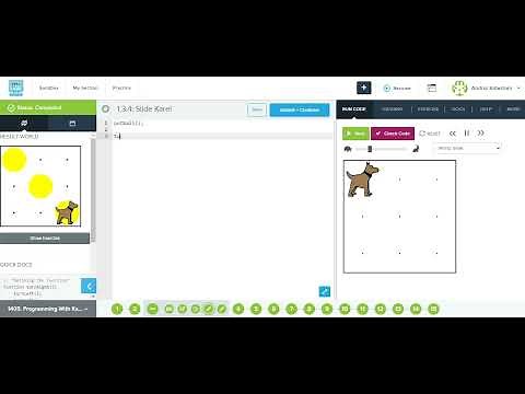 1.3.4:Slide karel Answer CodeHS