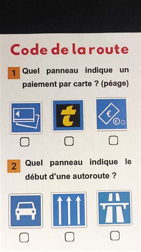 Entraînement au Code de la Route
