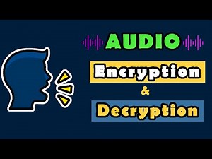 Audio encryption and decryption using python