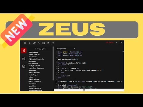 Zeus | No Key! | Exploit | Roblox Executor | Level 7