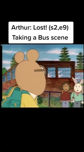Arthur Lost! Bus Scene from Arthur TV Show (Season 2, Episode 9)