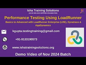 Performance Testing using LoadRunner Demo. 12th November 2024