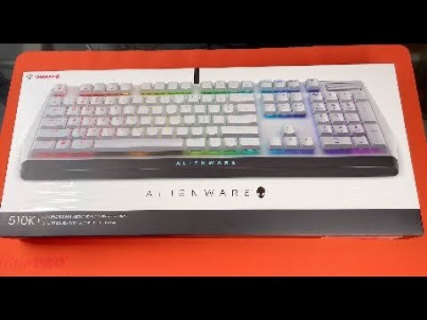 Alienware 510K Mechanical Keyboard Unboxing